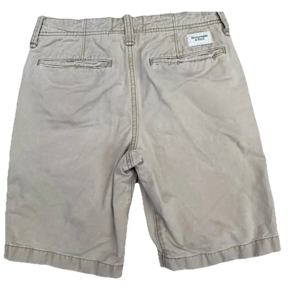 LOT 2 Pairs Abercrombie & Fitch New York Shorts SZ 28 Chino Streetwear Classic - Picture 6 of 7